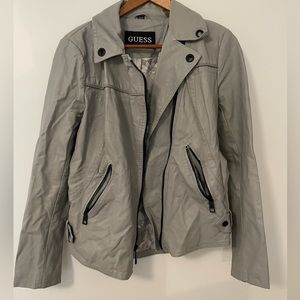 Guess Faux Leather Jacket Size S